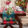 VÁNOČNÍ BĚHOUN NA STŮL STAR 40X140 CM VZOROVANÝ