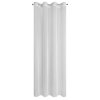 ZÁCLONA NA KROUŽCÍCH ADRI 140X250 CM BÍLÁ