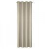 ZÁVĚS NA KROUŽCÍCH RITA 140X250 CM BÉŽOVÁ