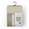 ZÁVĚS NA KROUŽCÍCH RITA 140X250 CM BÉŽOVÁ