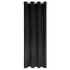 ZATEMŇOVACÍ ZÁVĚS NA KROUŽCÍCH ARIADNA 140X250 CM ČERNÁ
