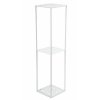 5907600400634 nowoczesny stojacy kwietnik 100 cm bialy loft