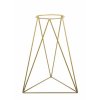 5907600400733 nowoczesny kwietnik stojacy 90 cm zloty glamour
