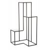 STOJAN NA KVĚTINÁČ KASKADA 85X40X40 CM ČERNÁ