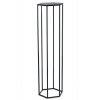 STOJAN NA KVĚTINÁČ HEXA 100X24X28 CM ČERNÁ