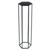 STOJAN NA KVĚTINÁČ HEXA 100X24X28 CM ČERNÁ