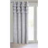 ZÁVĚS NA KROUŽCÍCH AGIS2 140X250 CM STŘÍBRNÁ
