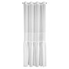 ZÁCLONA NA KROUŽCÍCH LAURI 140X250 CM BÍLÁ