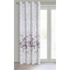 ZÁCLONA NA KROUŽCÍCH LEA05 140X250 CM KVĚTY