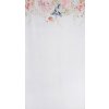 ZÁVĚS NA KROUŽCÍCH ARLENA 135X250 CM KVĚTY