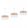 lampa sufitowa wood loftowy zwis wiszacy z drewnianym abazurem