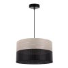 lampa sufitowa wood abazur z naturalnego drewna debowego e27