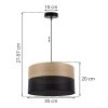 lampa wiszaca wood elegancki zyrandol do jadalni i salonu e27