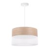 lampa sufitowa wood klasyczny abazur z drewna debowego e27