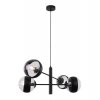 lampa sufitowa toledo wiszaca czarny zyrandol loft klosze kule 4 zrodla swiatla