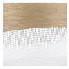 lampa sufitowa wood bialy abazur ze zlotym fornirem debowym