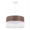 lampa sufitowa wood elegancki zyrandol z naturalnego drewna e27