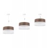lampa sufitowa wood elegancki zyrandol z naturalnego drewna e27
