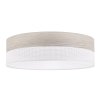 lampa typu plafon wood bialo bezowy okragly zyrandol 40cm elegancki 3xe27
