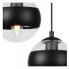 lampa sufitowa typu pajak toledo czarna klosze kule loft gwint e14