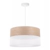 lampa wiszaca wood okragly abazur loft do jadalni i salonu e27