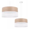 lampa wiszaca wood okragly abazur loft do jadalni i salonu e27