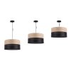 lampa wiszaca wood minimalistyczny pojedynczy abazur z fornirem