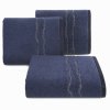BAVLNĚNÝ RUČNÍK KARIN 70X140 CM TMAVĚMODRÁ