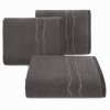 BAVLNĚNÝ RUČNÍK KARIN 30X50 CM TMAVĚŠEDÁ