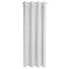 ZÁCLONA NA KROUŽCÍCH AMALIA 140X250 CM BÍLÁ