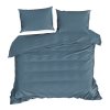 SATÉNOVÉ POVLEČENÍ DINA 140X200 CM, 1KS 70X80 CM TYRKYSOVÉ