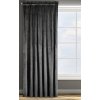 ZATEMŇOVACÍ ZÁVĚS NA PÁSCE ROSA 135X300 CM ČERNÁ