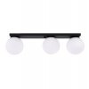 lampa sufitowa listwa alta czarny plafon loft nowoczesny biale kuliste klosze gwint e14