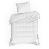 SATÉNOVÉ POVLEČENÍ DINA 200X220 CM, 2KS 70X80 CM BÍLÉ