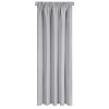 ZATEMŇOVACÍ ZÁVĚS (100%) NA PÁSCE SUZAN 135X270 CM ŠEDÁ