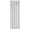 ZATEMŇOVACÍ ZÁVĚS (100%) NA PÁSCE SUZAN 135X270 CM STŘÍBRNÁ
