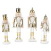 VÁNOČNÍ DEKORAČNÍ FIGURKA NUTCRACKER 20 CM STŘÍBRNÁ