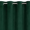 ZATEMŇOVACÍ ZÁVĚS NA KROUŽCÍCH ARIADNA 140X250 CM TMAVĚZELENÁ