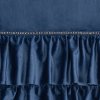 ZATEMŇOVACÍ ZÁVĚS NA KROUŽCÍCH CARLI 140X250 CM TMAVĚMODRÁ