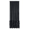ZATEMŇOVACÍ ZÁVĚS NA PÁSCE CARLI 140X250 CM ČERNÁ