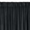 ZATEMŇOVACÍ ZÁVĚS NA PÁSCE CARLI 140X250 CM ČERNÁ