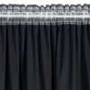 ZATEMŇOVACÍ ZÁVĚS NA PÁSCE CARLI 140X250 CM ČERNÁ