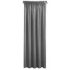 ZATEMŇOVACÍ ZÁVĚS NA PÁSCE PIERRE CARDIN SIBEL 140X270 CM ŠEDÁ