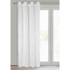 ZATEMŇOVACÍ ZÁVĚS NA KROUŽCÍCH MARION 140X250 CM BÍLÁ
