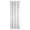 ZÁCLONA NA KROUŽCÍCH TIRSA 140X250 CM BÍLÁ