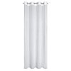 ZÁCLONA NA KROUŽCÍCH ANNA 140X250 CM BÍLÁ