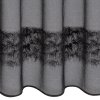 ZÁCLONA NA KROUŽCÍCH MARGARET 140X250 CM ČERNÁ