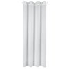 ZÁVĚS NA KROUŽCÍCH AGIS 140X250 CM BÍLÁ