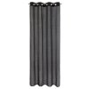 ZÁVĚS NA KROUŽCÍCH AGIS 140X250 CM ČERNÁ