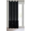 ZATEMŇOVACÍ ZÁVĚS NA KROUŽCÍCH DANI 140X250 CM ČERNÁ